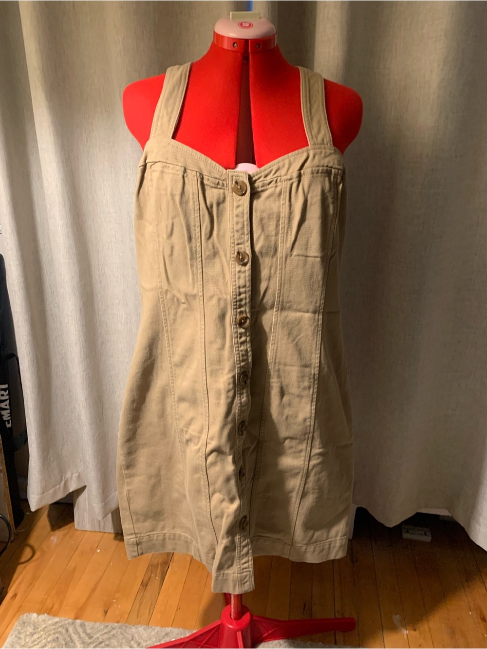 Banana Republic Khaki/Tan Jean Dress